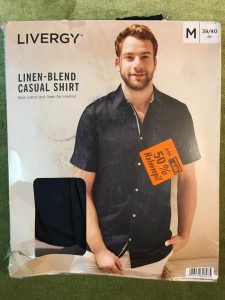 پیراهن مردانه نخی برند Livergy آلمان