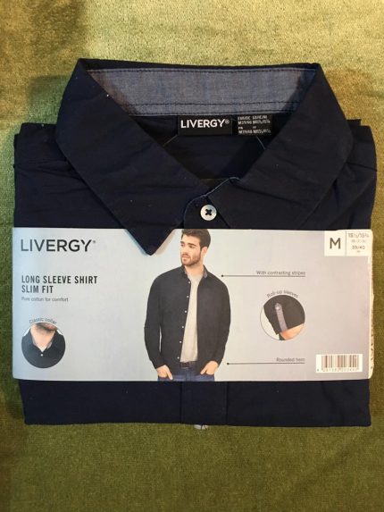 پیراهن مردانه نخی برند Livergy آلمان