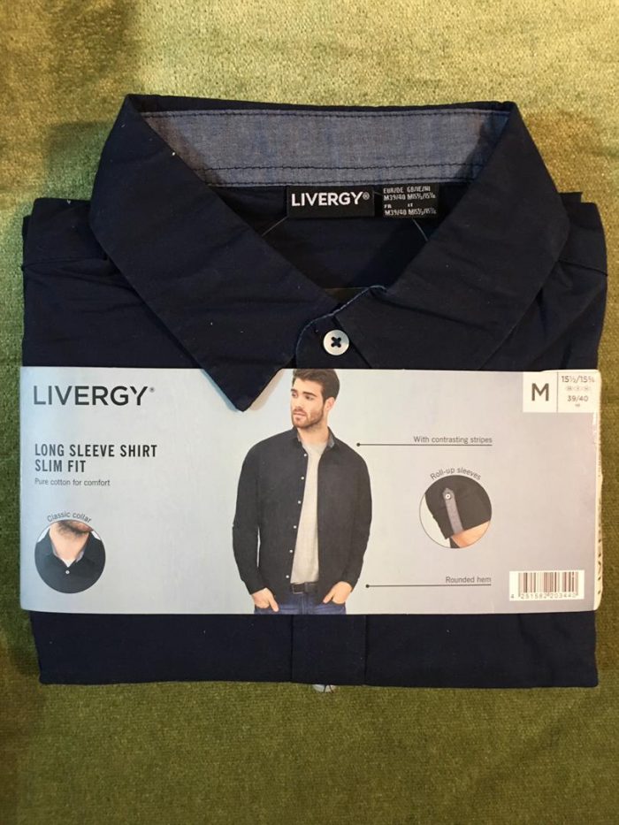 پیراهن مردانه نخی برند Livergy آلمان