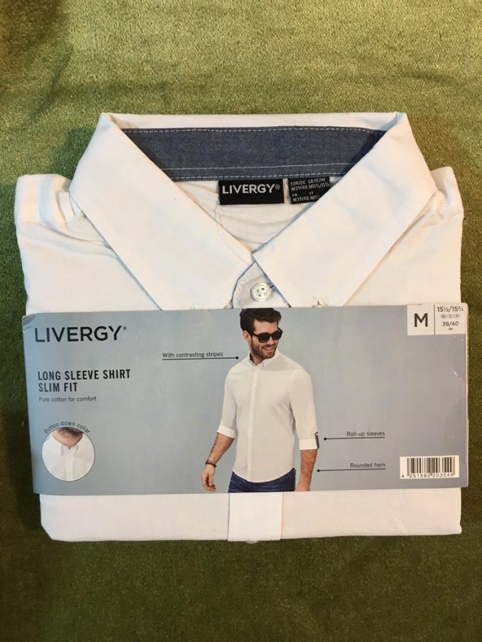 پیراهن مردانه نخی برند Livergy آلمان